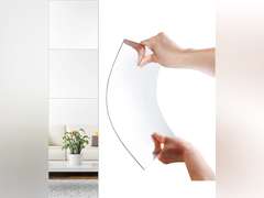SLDIYWOW Wall Mirror Full Length, 4Pcs Full Body Mirror for Bedroom, Safety Unbreakable Mirror Great for Baby Kids Toddler, Full Body Mirror Tiles for Bedroom, Home Gym, Living Room 19