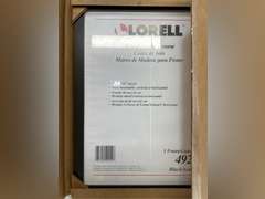 Lorell Wide Frame 18" x 24" Frame Size - Rectangle - Horizontal, Vertical - 1 Each - Wood - Black 32