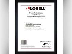 Lorell Wide Frame 18" x 24" Frame Size - Rectangle - Horizontal, Vertical - 1 Each - Wood - Black 32