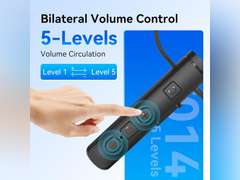 neckband hearing amplifier,Bluetooth Hearing Aids for Seniors With Noise Cancelling, Digital Hearing Amplifier for Seniors Adults with Volume Control. (deep black) 53