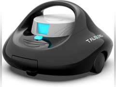 (2025 Upgraded) TALOSBO Pleco Se Cordless Pool Vacuum Cleaner Up to 130 Mins Runtime, Robotic Pool Cleaner with 2.5H Fast Charge, Ideal for Flat Bottom Above Ground Pools up to 861 Sq.Ft 160