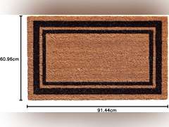 Calloway Mills Border Doormat 24" x 36" (Black) 20