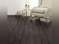 vidaXL Self-Adhesive PVC Flooring Planks- The Dark Brown, Waterproof, Antistatic, and Flame Retardant Floor Covering Mimicking Natural Wood Patterns and Textures (damage package) 115