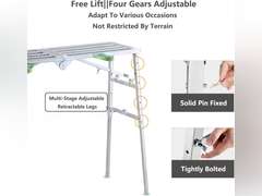 Scaffolding Equipment, Portable Folding Scaffolding, Multipurpose Work Platform Scaffold Tower Ladder Stool Work Bench, 882 Lbs Load, Galvanized Steel (Size : 5.91ft) 113
