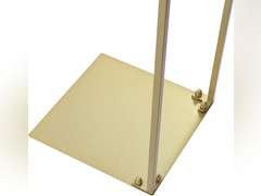 3.9x3.3Ft Gold Square Backdrop Stand Arch, Metal Wedding Arch Stand Pipe Kit Backdrop Door for Wedding Ceremony, Birthday Party, Theme Event Decoration, Easy Assembly 50