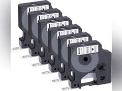 6-Pack Dymo D1 Label Tape 45013 Black on White 1/2 Inch x 23 Feet Compatible for DYMO LabelManager 160 280 210D 360D 420P Wireless PnP 220P 260P 500TS 450DUO 14