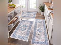 (Similar) 20 x30 ,20 x48 ,20x60 ,Pauwer Farmhouse Kitchen Rugs Sets of 3, Kitchen Runner Rugs Non Slip Washable, Boho Kitchen Mats for Floor, Indoor Door Mat Entrance, Laundry Room Rug, Thick Kitchen Floor Mat Carpet 47