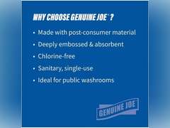 Genuine Joe GJO21100 Multifold Towels, 250 Sheets per Pack, 16 Pack 48
