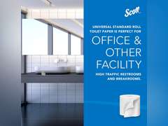 Scott Professional 100% Recycled Fiber Standard Roll Bulk Toilet Paper (13217), 2-Ply, Elevated Design, White, Individually Wrapped (80 Rolls of 473 Sheets, 37,840 Sheet Total) 60