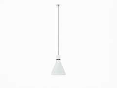 Modway Starlight 1-Light Pendant Light in White Polished Nickel 83