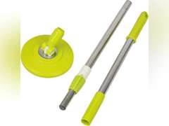 Spin Mop Pole Handle Replacement, Home Floor 360 Degrees Rotating Telescopic Replacement Handle Cleaning Tool Accessories Enhanced Thickened Version for Cleaning Home Bedroom Office (Green) 13