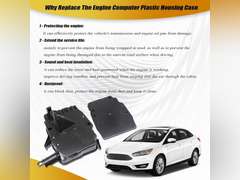 Priprilod Engine Computer PCM Plastic Housing Case Box Compatible With Ford Focus Escape C-Max Transit Connect MKC # CV6Z-12A659-C CV6Z-12B523-C CV6Z12A659C CV6Z12B523C 45