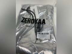 ZEROYAA Mens Metallic Shiny Sweatpants Disco Party Elastic Trousers Size L 30