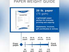 PrintWorks Professional 3 Part Perforated Paper 8.5 x 11 - Perfect for W-2, 1099, & Statement Use - Made in The USA - 500 Sheets - 20 lb - A4 Paper - Printer Compatible - White (04120) 14
