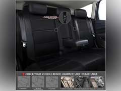 Car Seat Cover for Mitsubishi Outlander IV 2021 2022 2023 2024 2025, Leather Waterproof Breathable Seat Covers Full Set Seat Protector Car Seat Accessories,Purple 45