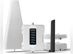 Amazboost Cell Phone Booster(similar model) with LCD Display for House, Boost 3G 4G LTE & 5G Data Up to 5,000 sq ft, Cell Signal Booster Canada Support All Canadian Carriers-Bell, Telus, Rogers, Fido Etc 277