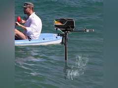 1000w 48V Electric Outboard Motor, Brushless Electric Boat Outboard Motor Boat Engine 1763.7lbs Thrust Electric Acceleration Start for fishery, aquaculture, outdoor exploration 188