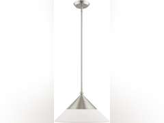 Livex Lighting 40687-91 Stockholm - 1 Light Mini Pendant in Mid Century Modern Style - 15 Inches Wide by 16.75 Inches high, Installation: Traditional 152