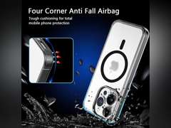 Magnetic Case for iPhone 12 Pro Max Compatible with MagSafe & MIL-Grade Protection Not Yellowing Scratch-Resistant Translucent Matte Slim Phone Cover for iPhone 12 Pro Max Frosted Black 15