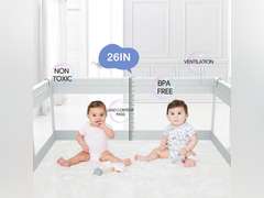 Fodoss Baby Playpen, 47x47 in Small Play Pen,Toddler Playpen for Apartment,Play Yard,Activity Fence, Extra Large Baby Playard 36