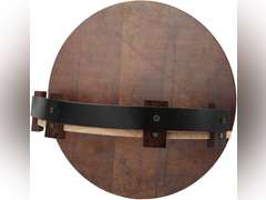 Wine Rack with Hanging Hooks, Stylish Design, Fine Workmanship, Easy Installation, Wooden Material Wine Holder 42