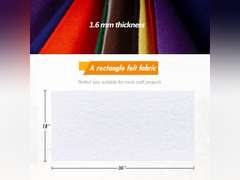Hunter Green Felt Fabric Thickness 24 x8 Square Flexible Craft Felt by The Yard Soft Durable Felt Sheets for DIY Sewing Cushion Art Craft Project Supplies(2 pack) 14