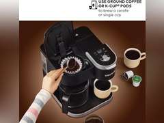 Keurig K-Duo Single Serve K-Cup Pod & Carafe Coffee Maker, with Multiple Brew Sizes, 60oz Removable Reservoir, Programmable Auto Brew Carafe, (Gen 1), Black 140