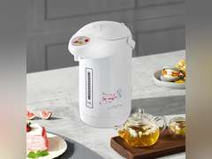 3.8L (128.5 Oz) Electric Kettle Stainless Steel Hot Water Dispenser Countertop Portable Water Boiler 750W Hot Water Kettle,Instant Auto Boiler and Warmer for Tea & Coffee,White 42