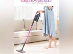 Schenley Steam Mop Cleaner with Detachable Handheld Steamer for Cleaning Hardwood, Laminate Floor, Tiles and Grout, with 7-in-1 Multi-purpose Accessories and Washable Microfiber Pads 100