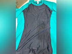 SANTINY Rash Guard for Women UPF 50+ Bathing Suit Sun Protection Short Sleeve Swimsuit Top Quick Dry Swim Shirts for Womenf( similar model) XL 25