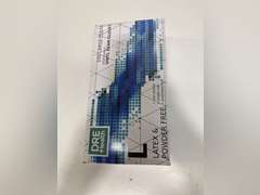 Powder Free Disposable Gloves Large -100 Pack -Clear Vinyl Medical Exam Gloves 10