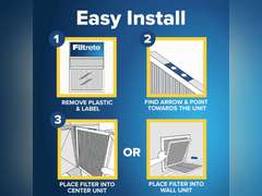 Filtrete 12x30x1 Air Filter, MPR 300, MERV 5, Clean Living Basic Dust 3-Month Pleated 1-Inch Air Filters, 6 Filters 40