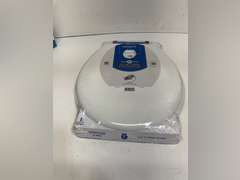 MAYFAIR 844CP 000 Edgewater Toilet Seat with Chrome Hinges will Never Come Loose, ROUND, Durable Enameled Wood, White 32