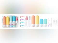 16 Pack Travel Bottles Set - TSA Approved Leak Proof Silicone Squeezable Containers for Toiletries, Conditioner, Shampoo, Lotion & Body Wash Accessories (16 pcs/White Pack) 10