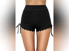 Yonique Women's Swim Shorts High Waisted Bathing Suit Bottoms Tummy Control Boy Shorts Board Shorts, 2X 10