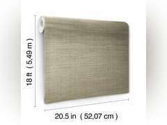 Wheat Grasscloth Paper Peel & Stick Wallpaper Roll (Covers 30.75 Sq. Ft.) 29