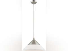Livex Lighting 40687-91 Stockholm - 1 Light Mini Pendant in Mid Century Modern Style - 15 Inches Wide by 16.75 Inches high, Installation: Traditional 152