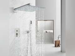 Shower Faucet Set Brushed Nickel Shower System with 12 Inches Rain Shower Head and Handheld Sprayer Wall Mounted Shower Fixture Set with Brass Shower Valve 130