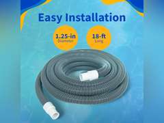 Haviland NA101 Forger Loop Pool Hose, Blue/White, 1-1/4 in. X 18 ft 30