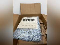 Blue Kitty Washable Litter Trapping Mat - 2 Pack, Large Reusable, 36x48 Inches, Paw-friendly, Waterproof, Non-slip, Compatible With Cat Box 29