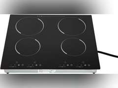 (Similar model) 23 Inch Countertop Electric Cooktop 4 Burner,110V Plug in Electric Stovetop 162