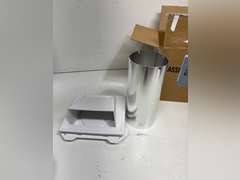 Builders Edge 140116774117 4" Hooded Dryer Vent 117, Bright White 20