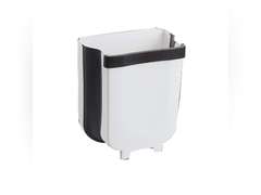 Foldable Hanging Cabinet Trash Can, Wall-Mounted Collapsible Waste Bin for Kitchen, Bathroom, Car, Bedroom, Space-Saving Portable Garbage Holder 104
