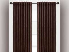 Chanasya Premium 2-Panel Embellish Embossed Classy Blackout Curtains - 3-in-1 Back Tab, Rod Pocket, Ring Tab - for Windows Living Room Bedroom - Room Darkening Drapes 52 x 119Inches - Mink 55
