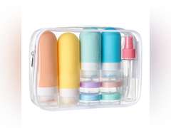 16 Pack Travel Bottles Set - TSA Approved Leak Proof Silicone Squeezable Containers for Toiletries, Conditioner, Shampoo, Lotion & Body Wash Accessories (16 pcs/White Pack) 10