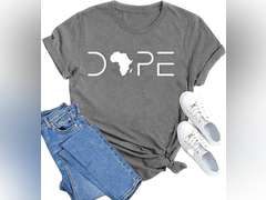 Womens Juneteenth Shirt Black History Shirts Black Pride T-Shirt African American Melanin Short Sleeve, L 20