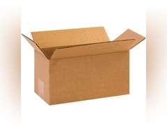 BOX USA B1055 Long Corrugated Boxes, 10"L x 5"W x 5"H, Kraft (Pack of 25) 68