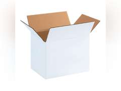 Aviditi 11812W Corrugated Box, 11-1/4" Length x 8-3/4" Width x 12" Height, White (Bundle of 25) 46