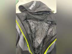 BORLENI Motorcycle Jacket with CE Armor Winter Motorcycle Jacket for Motorbike Riding with Removable Liner Detachable Hood Water-Repellent Windproof, XL 75