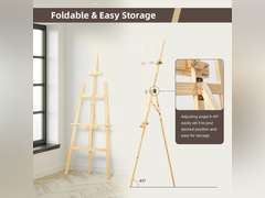 Adjustable Wooden Painting Easel, Art Easel Stand Hold up to 48', Painting Canvas for Wedding Sign and Poster, Drawing for Adults, Begginners and Students 36